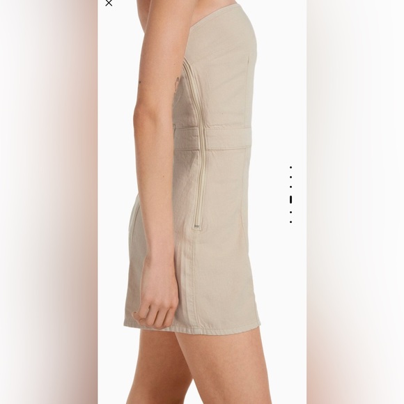 NWT BERSHKA DENIM ROMPER SIZE XS - Picture 4 of 6